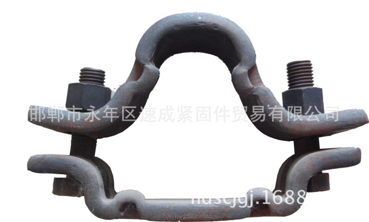 廠家供應(yīng)U卡纜 u型鋼支架卡纜 帶鋼U型卡纜 鐵路工礦配件 規(guī)格全