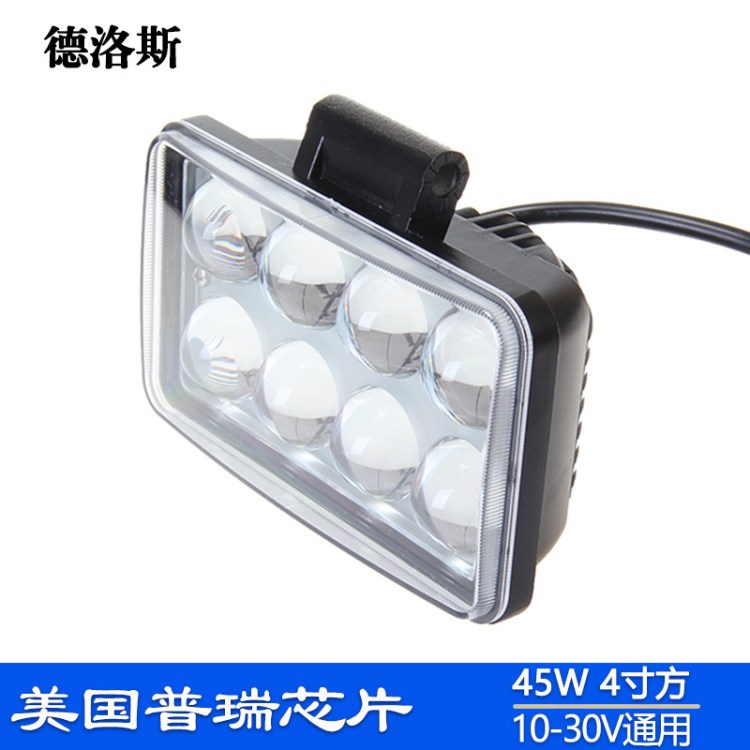 工廠批發(fā)汽車24w LED工作燈 挖掘機改裝作業(yè)燈 工程機械照明射燈