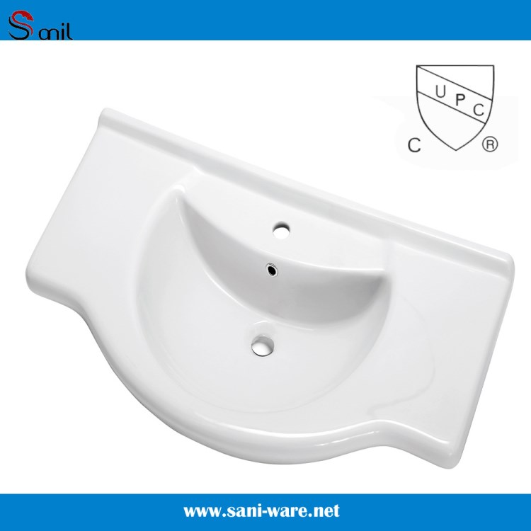 SN1529-95 廠家暢銷設(shè)計(jì)造型美觀高品質(zhì)CUPC陶瓷面盆