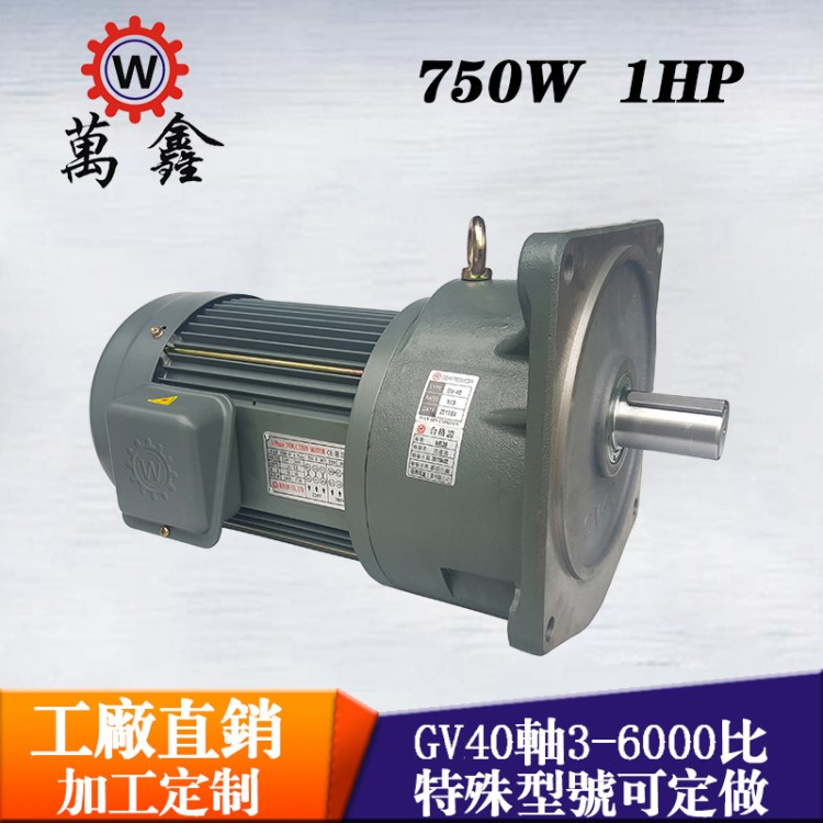 工廠生產變頻三相減速電機GV40-750-125~200立式三相齒輪電機型號