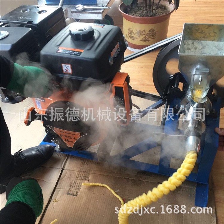 十用型玉米膨化機(jī) 面粉膨化康樂(lè)果機(jī) 振德 小型爆花機(jī) 直銷(xiāo)河南