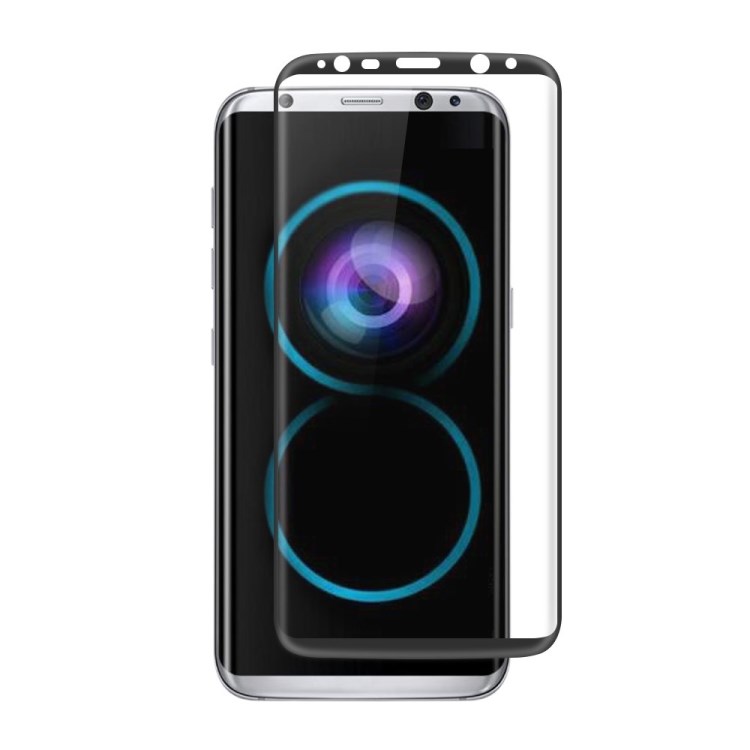 三星S8/S8 plus手機(jī)3D曲面鋼化膜 熱彎彩色全屏玻璃保護(hù)貼膜現(xiàn)貨