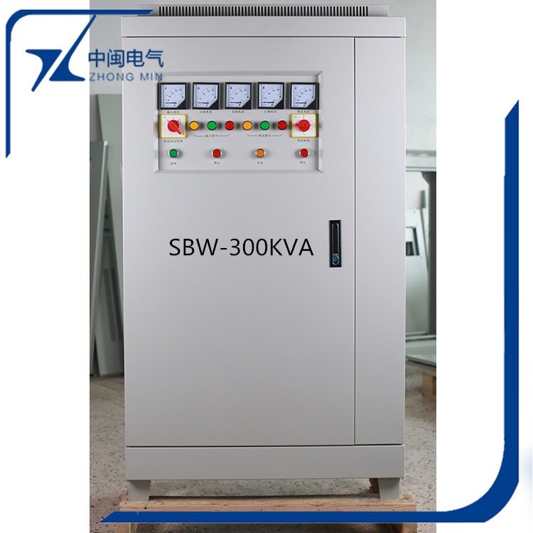 三相大功率全自動補償式穩(wěn)壓器 SBW-300KVA廠家直銷電力穩(wěn)壓電源