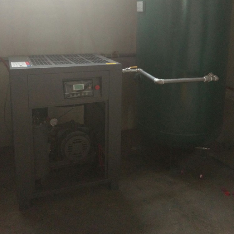 供應批發(fā)壓縮機11kw 小型螺桿空壓機220v/380v可替代活塞機