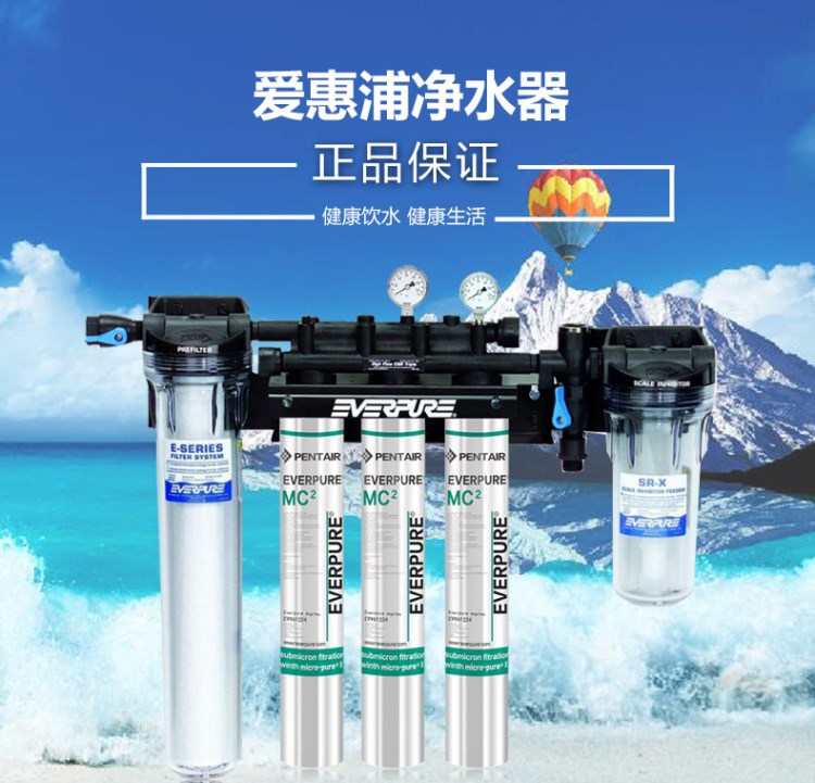 除垢愛惠浦凈水器MC2三聯(lián) 商用大流量餐飲咖啡奶茶店凈水器凈水機