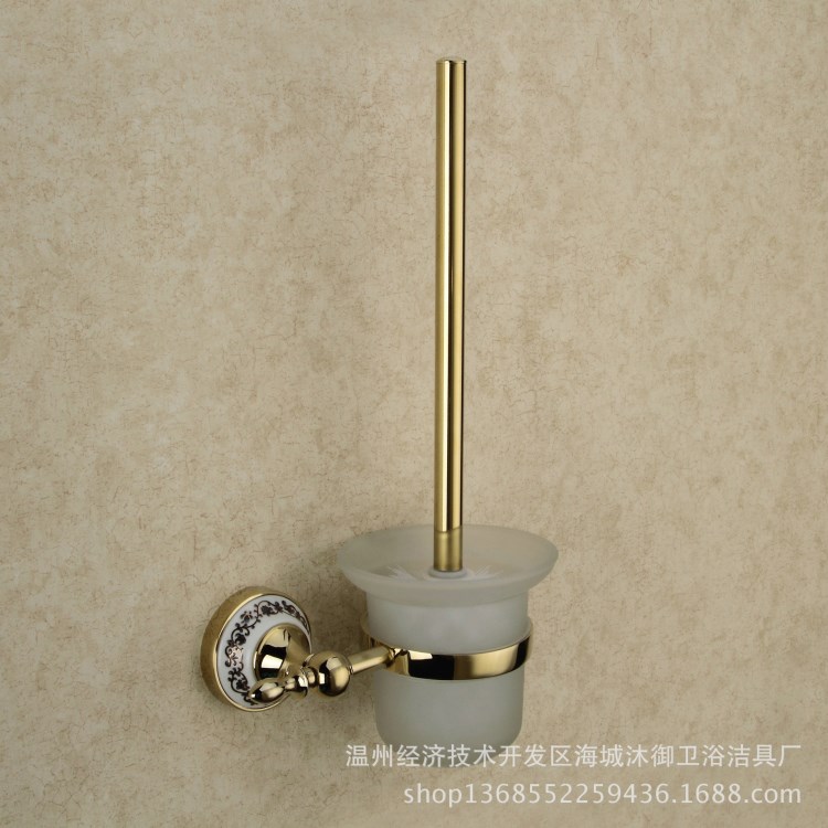 不銹鋼鍍鋯金 廠家提供 批發(fā)  陶瓷馬桶刷杯架