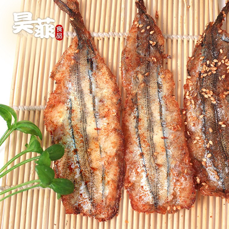 美味即食海產(chǎn)品干針魚 香辣馬步魚干片 燒烤魚片休閑食品微商貨源