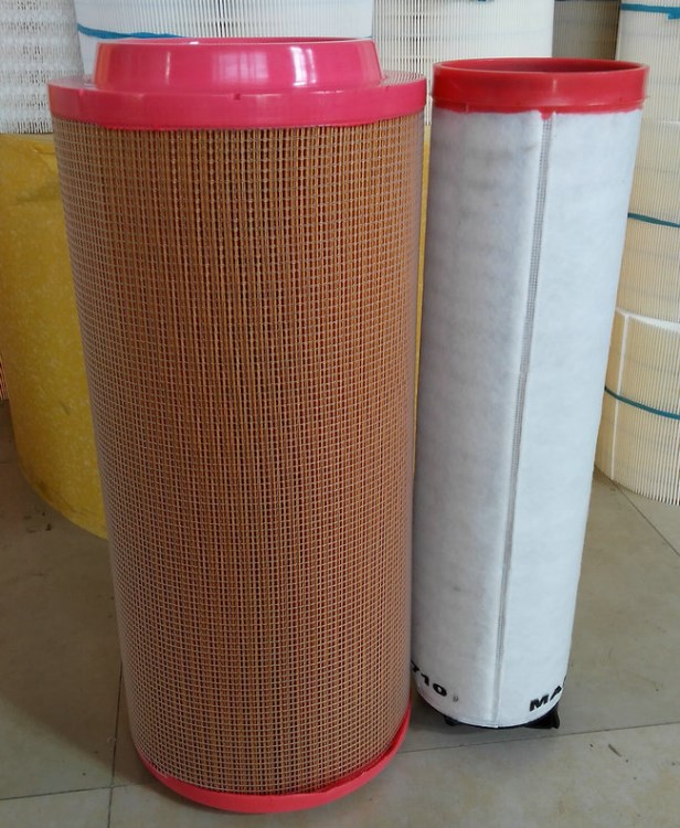 工程機(jī)械空氣濾清器PU2450 固化紙真空泵空壓機(jī)空濾 K2450