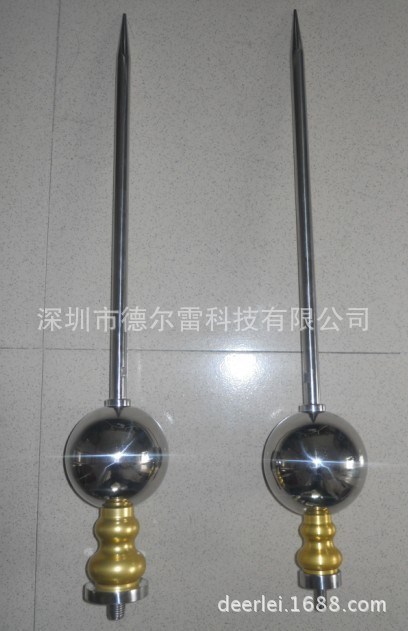 供應(yīng)接閃器 閃接器 大樓倉庫用避雷針 安防監(jiān)控立桿用避雷針