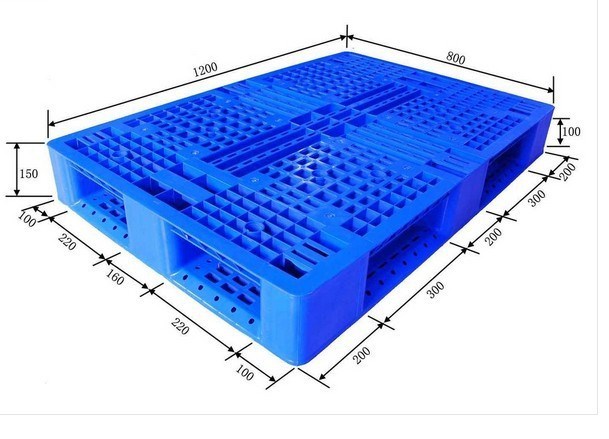 供应怀化塑料托盘、娄底塑料托盘1208网格田字 仓储搬运托盘