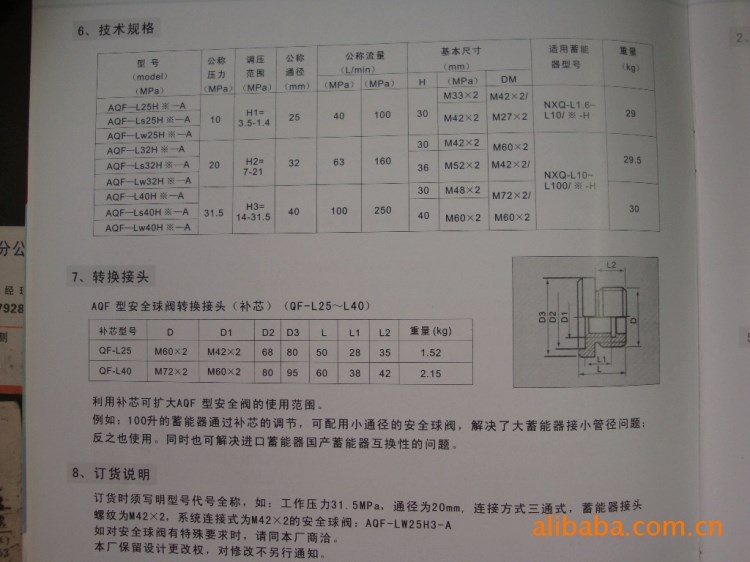 供应qfz型蓄能器用球阀组