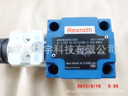 Rexroth力士樂M-3SEW10U14/420MG24K4球閥   德國原裝