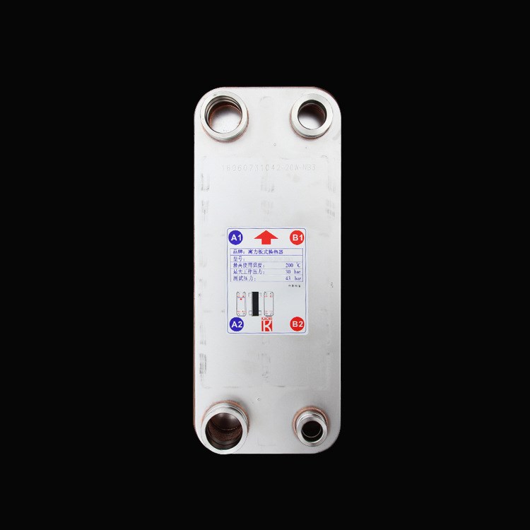 高力換熱器 150P比澤爾螺桿機組作經濟器用不銹鋼釬焊板式換熱器