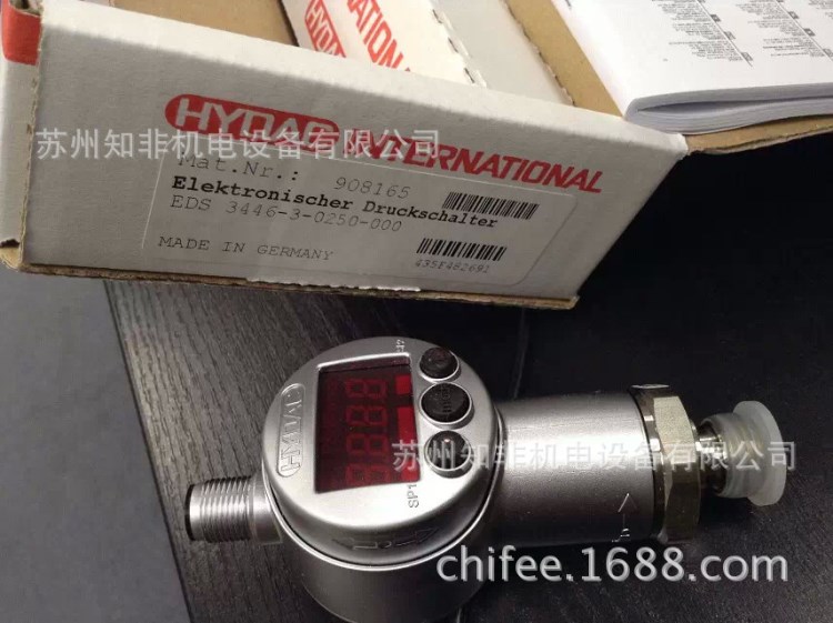德國HYDAC賀德克ETS數顯電子壓力開關壓力表 溢流閥 壓力傳感器等