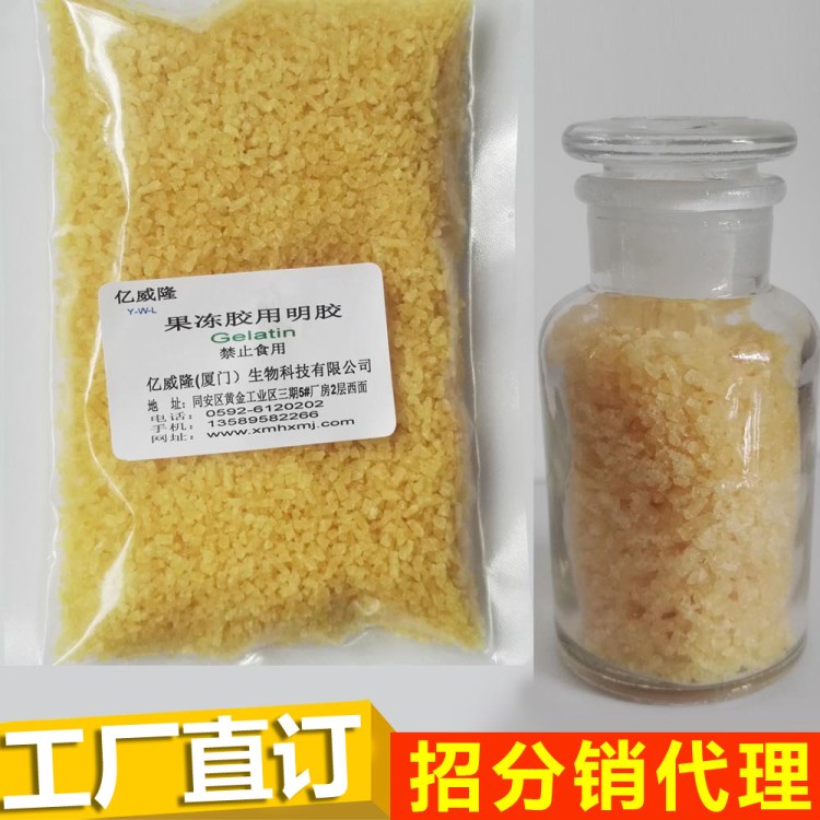 明膠廠家定制批發(fā)凝膠劑增稠劑動物皮膠食品膠150凍力果凍膠