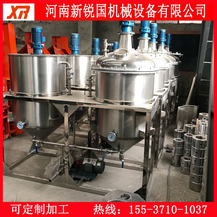 棉籽脫殼壓榨精煉設(shè)備 不銹鋼食用油精煉設(shè)備 大型糧油生產(chǎn)機(jī)組
