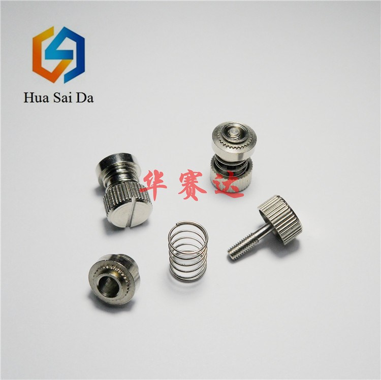 廠家現(xiàn)貨供應(yīng)彈簧壓鉚螺絲 松不脫螺釘 機柜面板組合螺絲M5*16