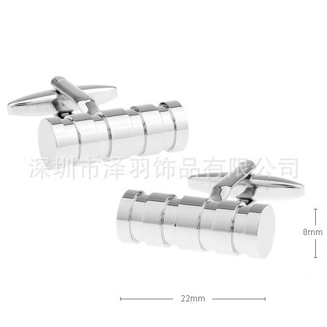 圓柱形男士袖扣 法式襯衫袖口 袖釘東莞廠家定做直銷930105