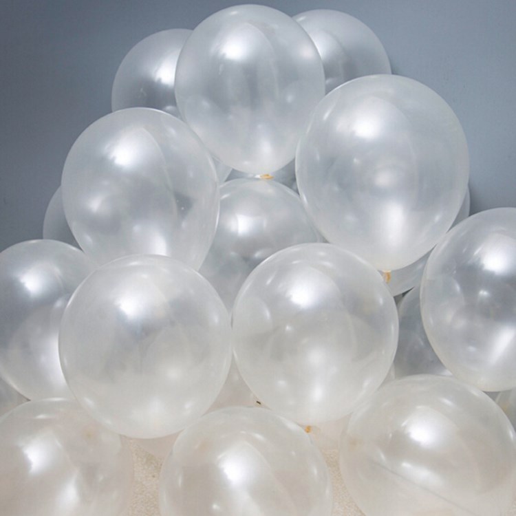 8克透明乳胶气球圆形气球生日派对装饰气球批发透明气球