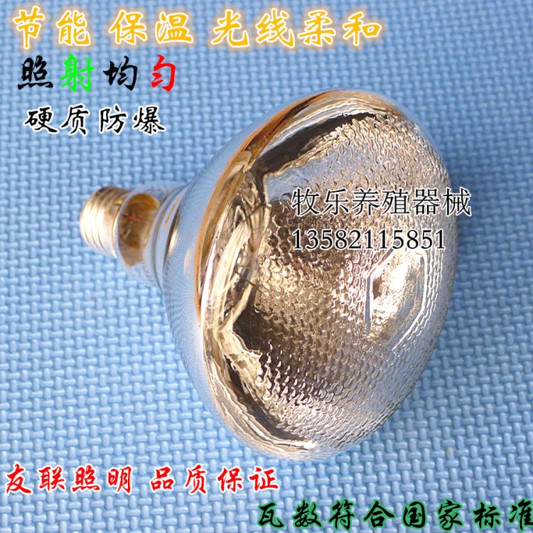 供應(yīng) 友聯(lián)節(jié)能型 100W 紅外線燈泡 浴霸燈 育雛 仔豬保溫取暖