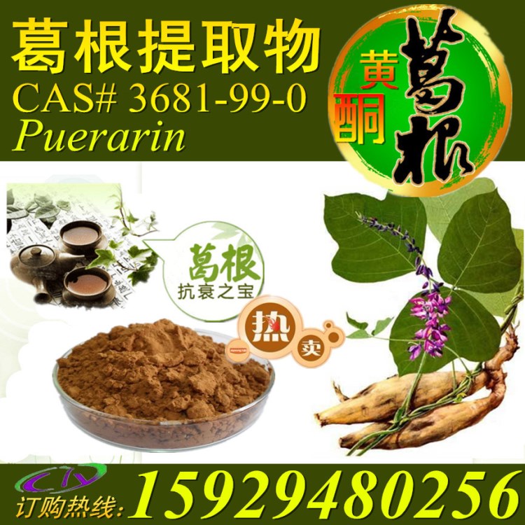 廠家現(xiàn)貨供應：葛根黃酮40% 葛根提取物 葛根素10%