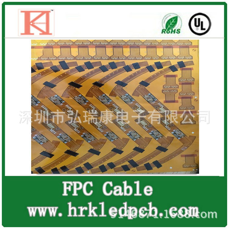 厂家加工生产PCB柔性线路板生产 PI压延铜沉金FPC软性电路板