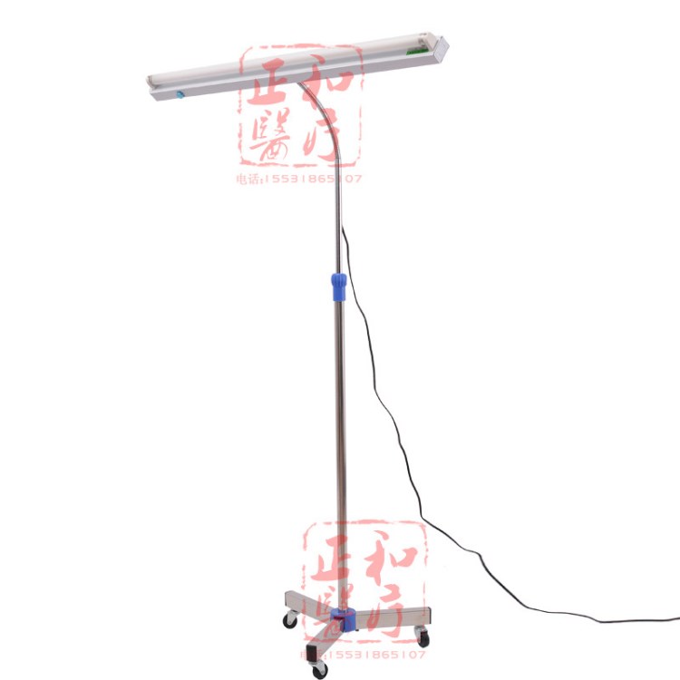 移動遙控式紫外線消毒燈架車定時可360度旋轉(zhuǎn)帶燈管紫外線殺菌器