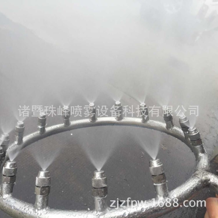 304不銹鋼霧炮配件噴霧環(huán)除塵噴嘴，加濕消毒除塵，廠家直銷