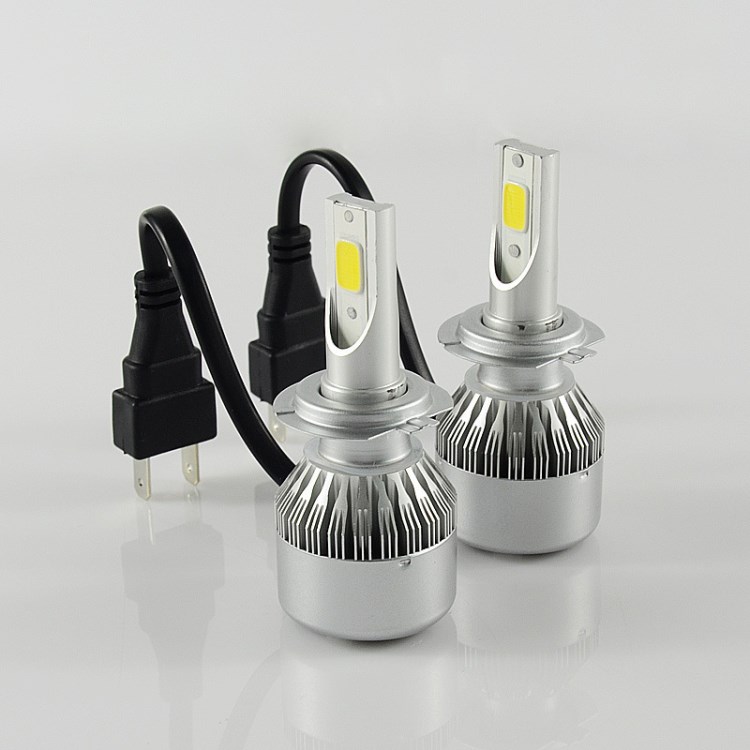 led大灯led前照灯LED汽车头灯C6 Led H7大灯品牌车灯厂家批发