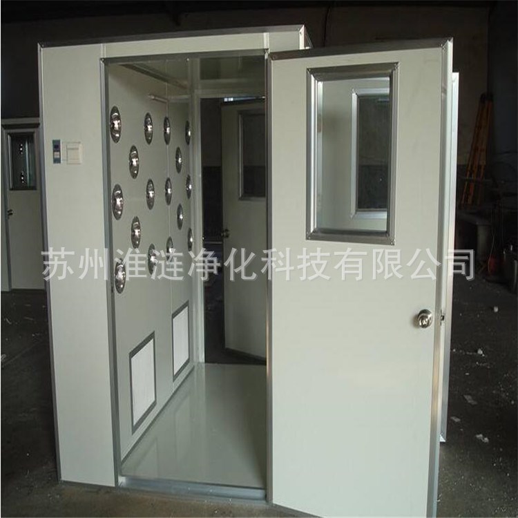 廠家供應無塵室潔凈彩鋼板風淋房 單人雙吹風淋室定制 風淋室
