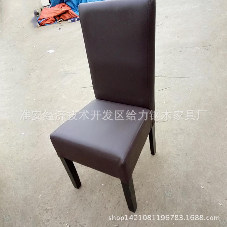 廠家直銷酒店簡約椅軟包椅 pu皮革餐椅咖啡西餐廳椅子 可定制