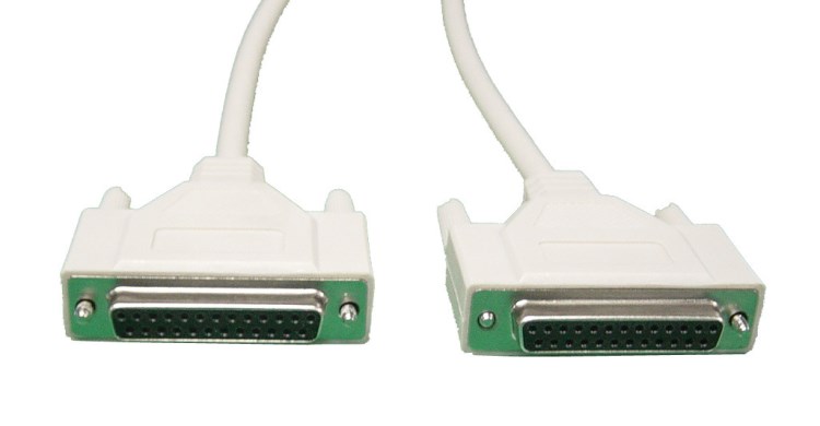 深圳打印機線直銷全銅磁環DB25-FF-1針式電腦數碼設備打印機線