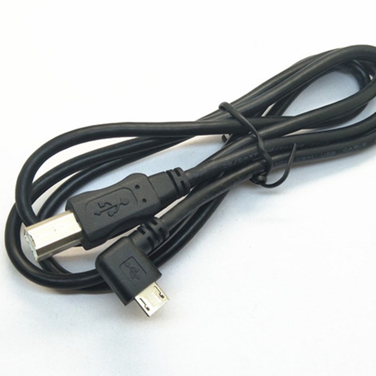 生產(chǎn)手機(jī)平板接硬盤打印機(jī)線 Micro USB OTG對USB B型數(shù)據(jù)線