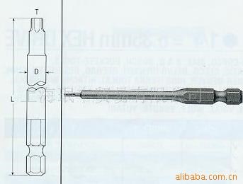 供應(yīng)日本原裝威威VESSEL品牌氣動(dòng)工具專用1/4梅花起子頭,批嘴