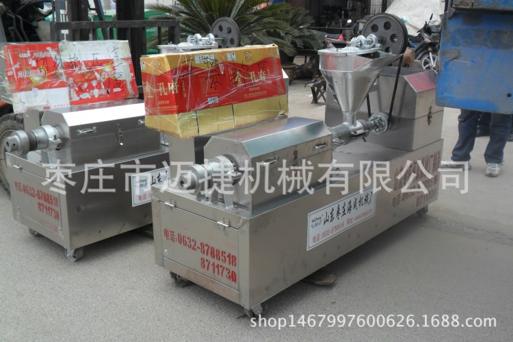 辣條機器不銹鋼牛排機家用豆皮機，小型羊肚絲機家用蛋白肉機