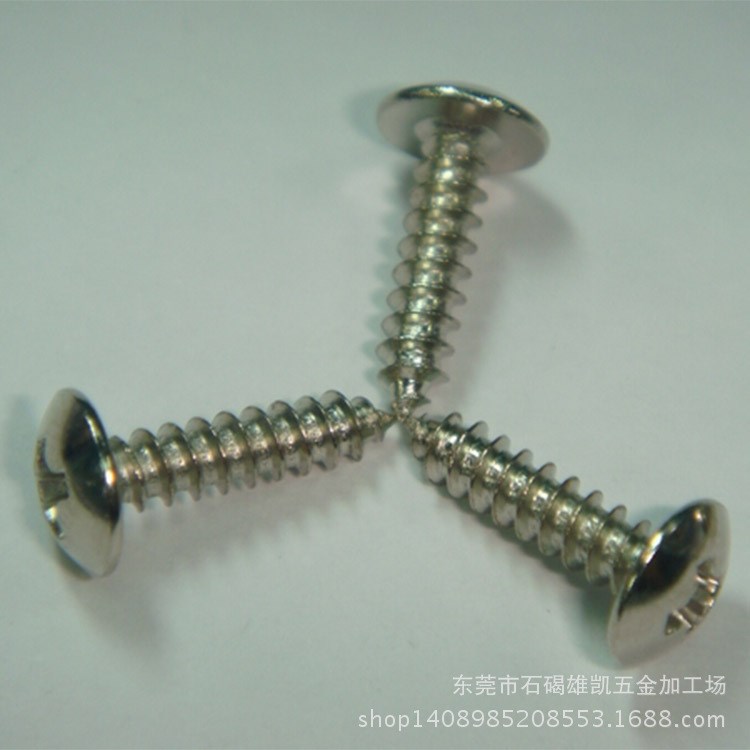 供應(yīng)：不銹鋼 304大扁頭自攻螺絲 TA5*50  傘頭螺釘