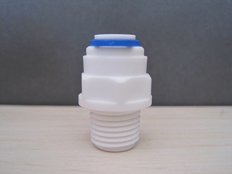 2分快接頭1044 凈水器凈水機配件批發(fā) PE管塑料接頭 2分直通接頭