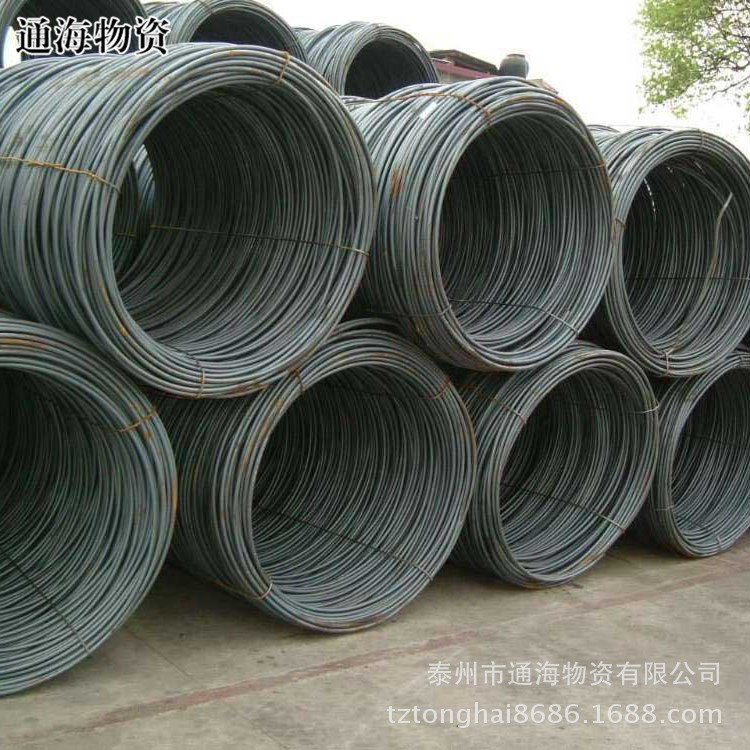 泰州精裝盤條 盤圓 拉絲線材 普線 高線 批發(fā)普高線【圖】