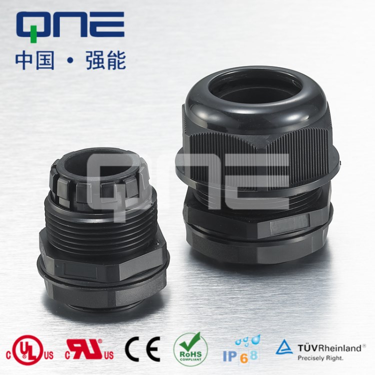 【QNE強能】M22A&times;1.5塑料電纜接頭，塑料防水接頭，塑料格蘭頭