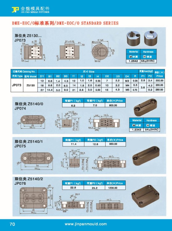 供应DME标准件限位夹Z5130