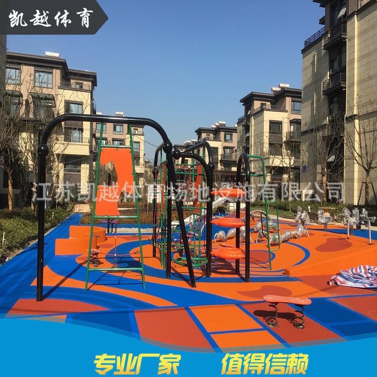 幼兒園環保無毒EPDM彩色塑膠地面材料幼兒園彩虹跑道廠家直銷