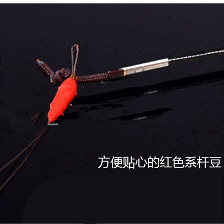 現(xiàn)貨批發(fā)釣魚魚竿用品太空豆?jié)O具圓柱形直豆線橄欖豆綁線組定位豆