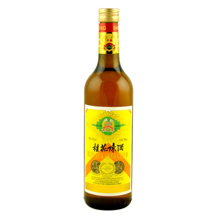 廠家直銷豐收桂花陳酒葡萄酒 紅酒 桂花陳甜酒750ml 15度 果酒
