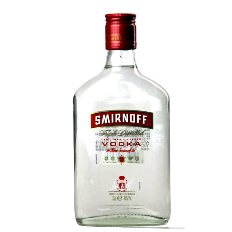 洋酒 SMIRNOFF VODKA斯米諾伏特加（紅牌）伏特加 350ml 原裝真品