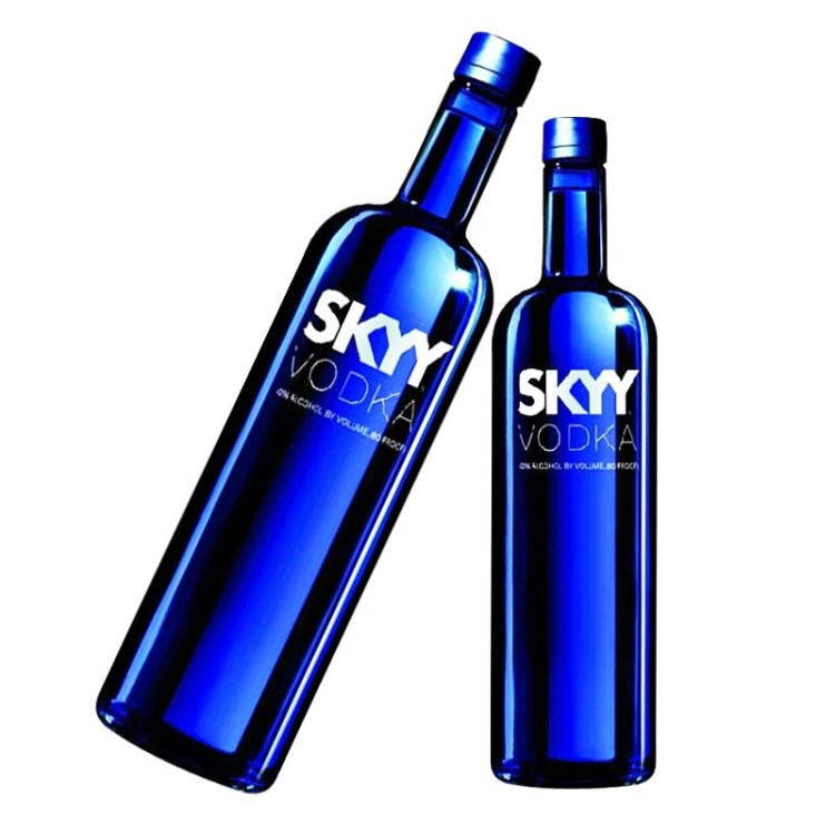 洋酒 skyy深蓝伏特加系列之原味750ml 一件批发  量大从优