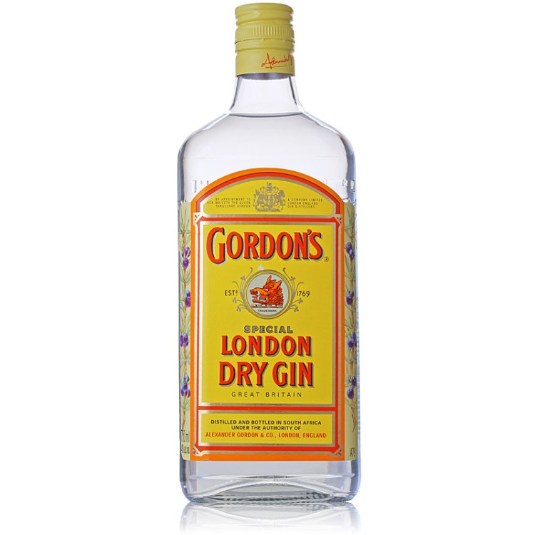 哥顿GORDON金酒杜松子酒 英国 调酒饮必备 双宏洋酒