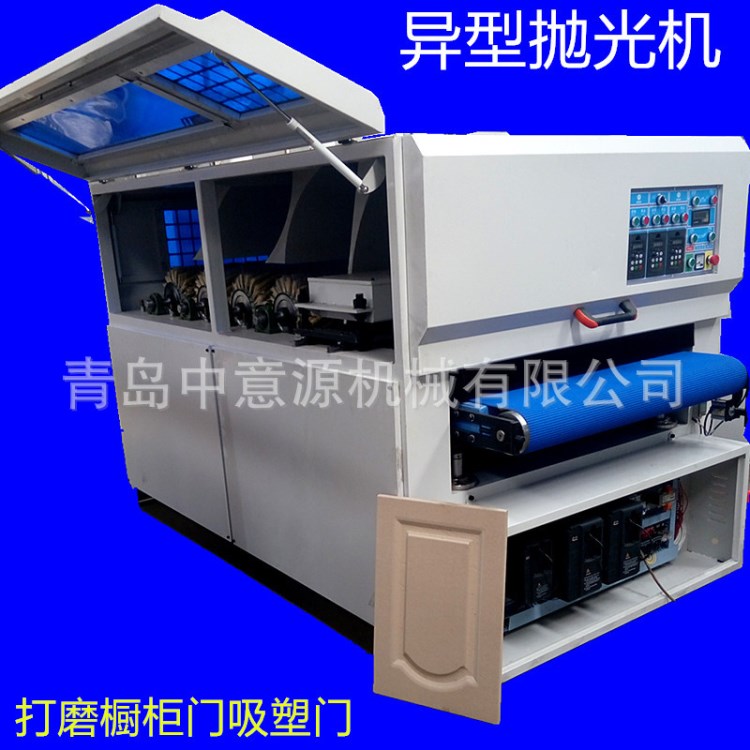 異型砂光機廠家直銷 圓盤擺動加輥組合 深度打磨 曲面拋光 櫥柜