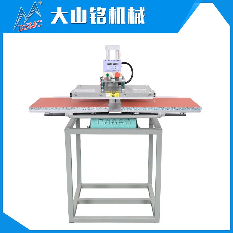 熱轉(zhuǎn)印機(jī)廠家直銷50*60氣動(dòng)雙工位上滑式燙畫機(jī) 服裝T恤熱轉(zhuǎn)印機(jī)