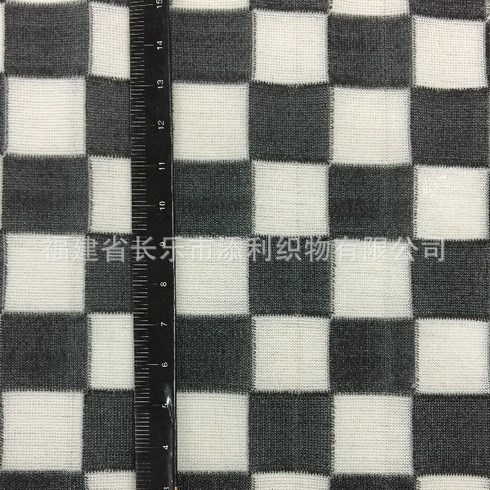 廠家直銷 經(jīng)典方格網(wǎng) 黑白方格布 方格面料