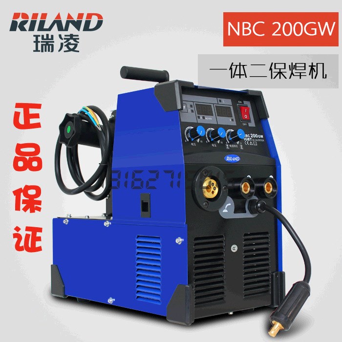 瑞凌二氧化碳保護焊機NBC-200GW逆變單管IGBT一體二保焊機220v